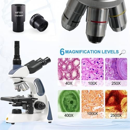 Infinity corrected trinocular microscope with 10MP camera — photo 4