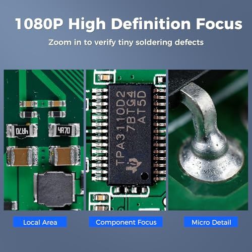 Digital Soldering Microscope with Remote and Side Lights — photo 4