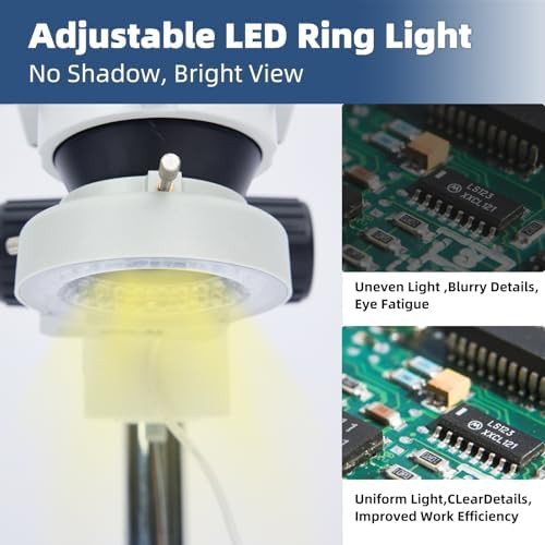Professional Binocular Stereo Microscope with LED — photo 5