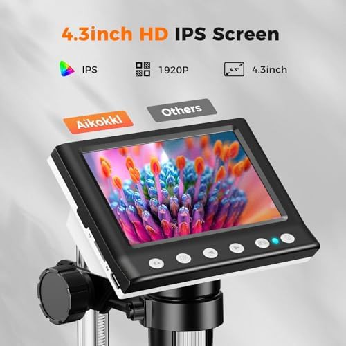 LCD digital coin microscope with LED — photo 3