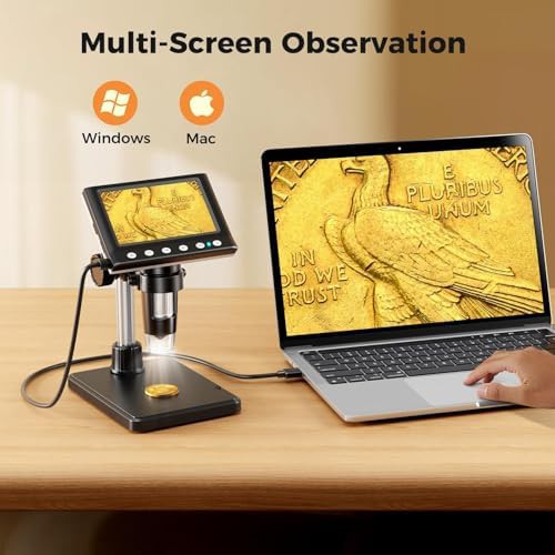 LCD digital coin microscope with LED — photo 5