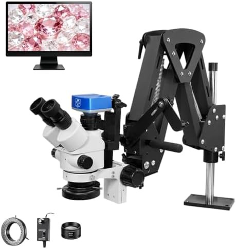 DZQ Trinocular USB LED Microscope