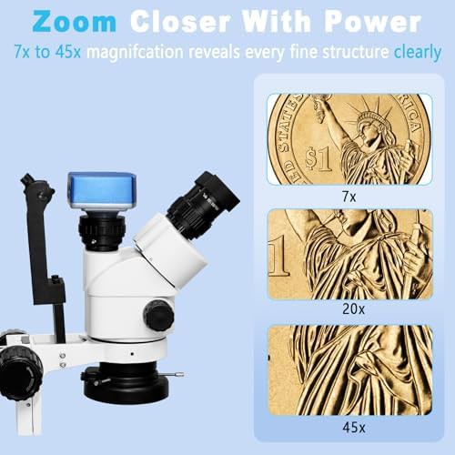 DZQ Trinocular USB LED Microscope — photo 5
