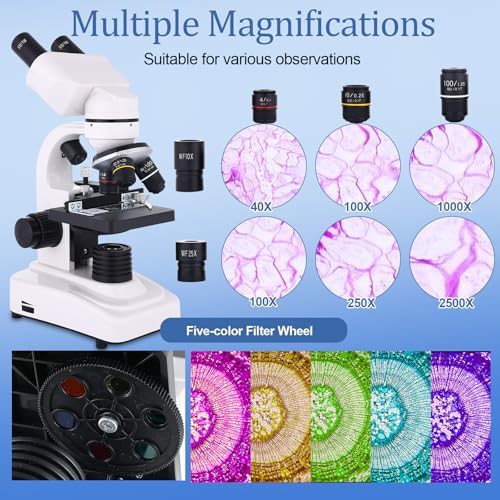 Binocular Lab Microscope with Mechanical Stages — photo 4