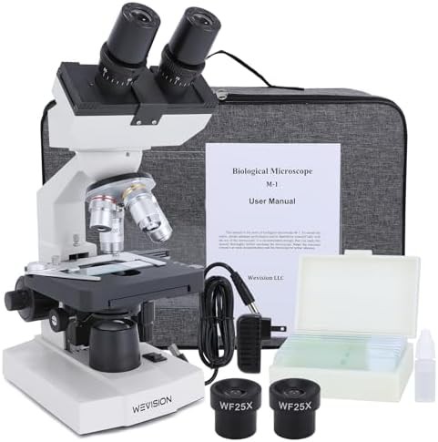 Professional Binocular Compound Microscope with LED