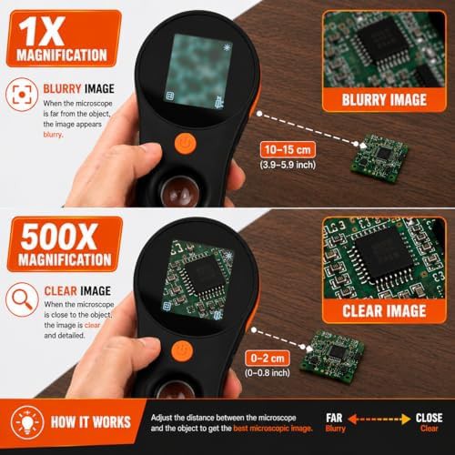 Portable Digital Microscope with 2.0 in IPS Screen — photo 4