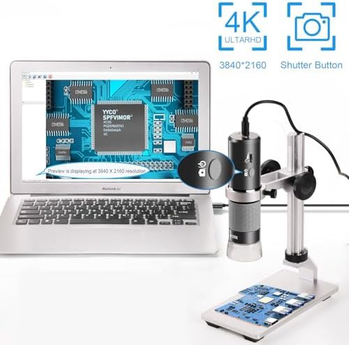 4K Digital Microscope with Metal Stand — photo 3