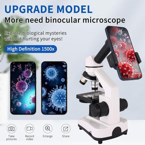 Monocular lab microscope with phone adapter — photo 5