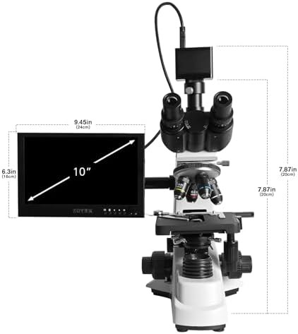Ten inch trinocular microscope with 2K camera — photo 3
