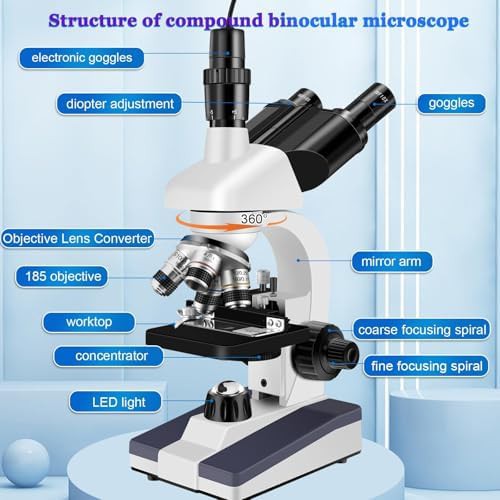 Advanced trinocular USB microscope with mechanical stage — photo 3