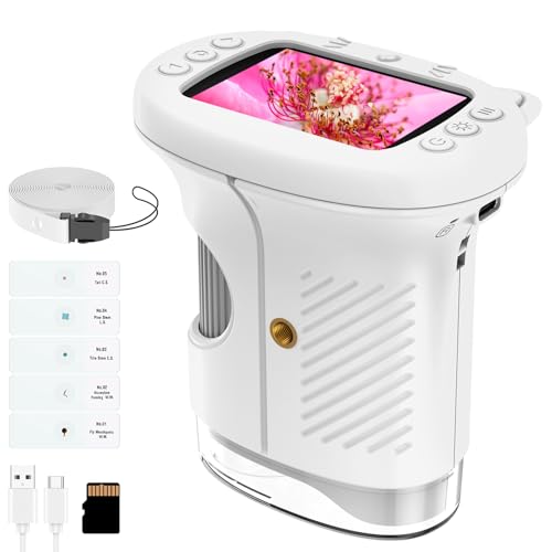 Kids Handheld Digital Microscope 1000X: Science Gift Kit STEM Toy
