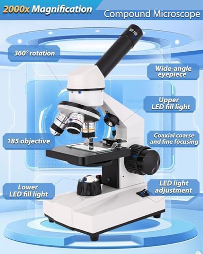 Monocular compound microscope with phone adapter — photo 3