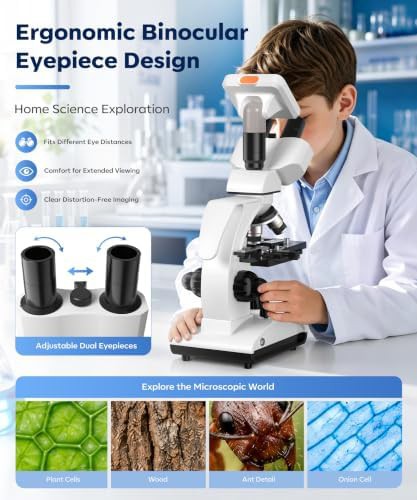 Trinocular Biological Compound LED Microscope — photo 3