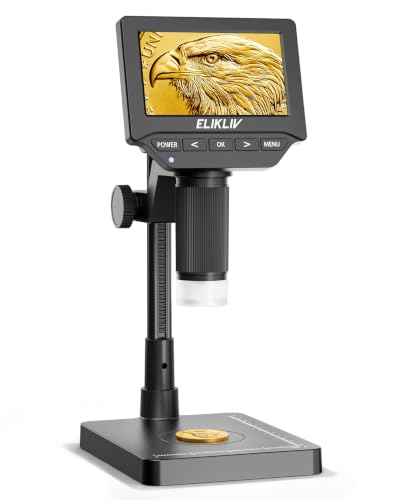 4.3'' Digital Coin Magnifier with Lights for Adults