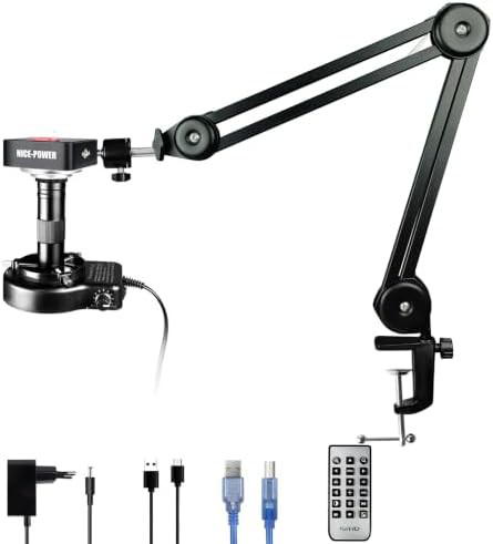 HDMI industrial video microscope with zoom lens
