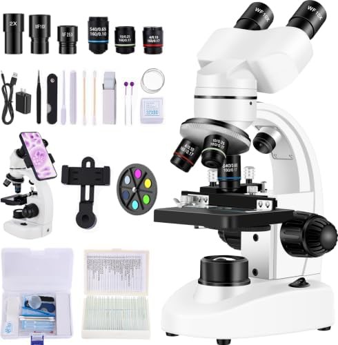 Binocular lab microscope for adult education