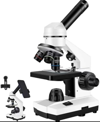 Monocular microscope with phone adapter kit