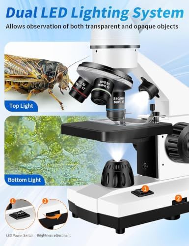 Monocular microscope with phone adapter kit — photo 4