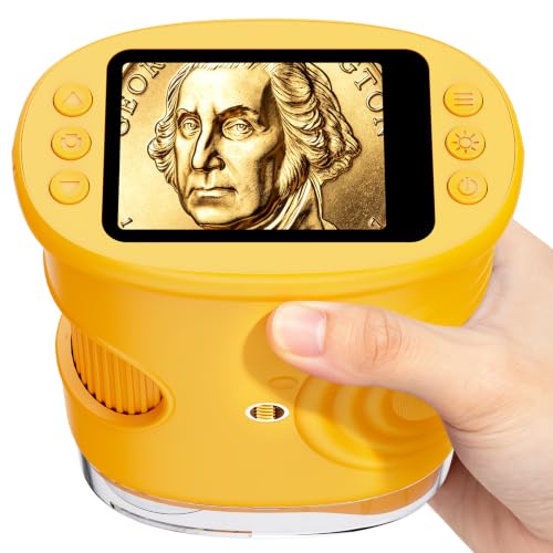Handheld Microscope with Lights Digital